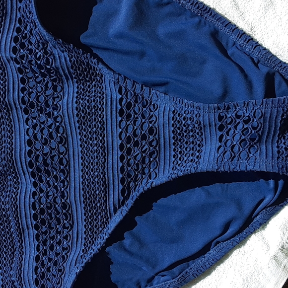 Bleu Rod Beattie sheer thing onepiece swimsuit - Picture 3 of 12